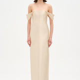 Strapless Off-the-Shoulder Evening Gown - 26054C