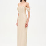 Strapless Off-the-Shoulder Evening Gown - 26054C