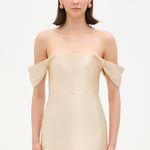 Strapless Off-the-Shoulder Evening Gown - 26054C