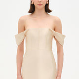 Strapless Off-the-Shoulder Evening Gown - 26054C