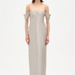 Strapless Off-the-Shoulder Evening Gown - 26054C
