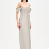 Strapless Off-the-Shoulder Evening Gown - 26054C