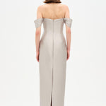 Strapless Off-the-Shoulder Evening Gown - 26054C