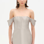Strapless Off-the-Shoulder Evening Gown - 26054C