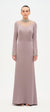 Zarif Taş Detaylı Modern Abiye Elbise - 26099C
