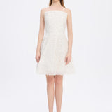 Sequin Embroidered Strapless Mini Evening Dress - 5130C