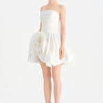 Çiçekli Mini Abiye Elbise - 26004C