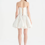 Çiçekli Mini Abiye Elbise - 26004C