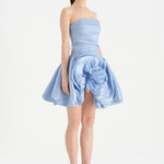 Çiçekli Mini Abiye Elbise - 26004C