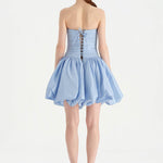 Çiçekli Mini Abiye Elbise - 26004C