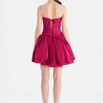 Çiçekli Mini Abiye Elbise - 26004C