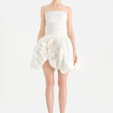 Floral Mini Evening Dress - 26004C