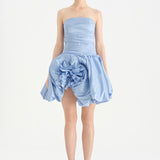 Floral Mini Evening Dress - 26004C