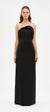 Drape Detaylı Straplez Detaylı Balık Abiye Elbise - 26125C