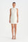 Halter Yaka Mini Abiye Elbise - 26061C - BEYAZ