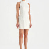 Halter Yaka Mini Abiye Elbise - 26061C