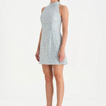 Halter Yaka Mini Abiye Elbise - 26061C