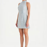 Halter Yaka Mini Abiye Elbise - 26061C