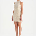 Halter Yaka Mini Abiye Elbise - 26061C