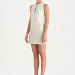 Taş İşlemeli Kısa Abiye Elbise - 26069C