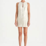 Taş İşlemeli Kısa Abiye Elbise - 26069C