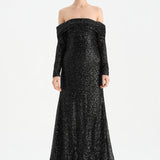 Straplez Taşlı Abiye Elbise - 26051C