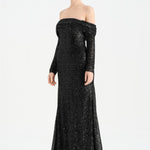 Straplez Taşlı Abiye Elbise - 26051C