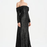 Straplez Taşlı Abiye Elbise - 26051C