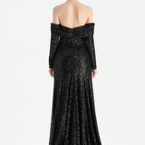 Straplez Taşlı Abiye Elbise - 26051C