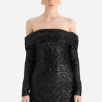 Straplez Taşlı Abiye Elbise - 26051C