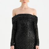 Straplez Taşlı Abiye Elbise - 26051C