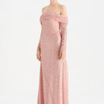 Straplez Taşlı Abiye Elbise - 26051C