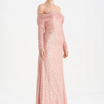 Straplez Taşlı Abiye Elbise - 26051C