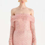 Straplez Taşlı Abiye Elbise - 26051C