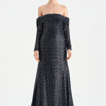 Straplez Taşlı Abiye Elbise - 26051C