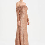 Straplez Taşlı Abiye Elbise - 26051C