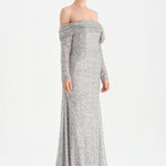 Straplez Taşlı Abiye Elbise - 26051C