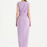 Anvelop Kesim Broş Detaylı Abiye Elbise - 26157C