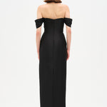 Strapless Off-the-Shoulder Evening Gown - 26054C