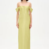 Strapless Off-the-Shoulder Evening Gown - 26054C