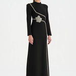 Taş İşlemeli Tesettür Abiye Elbise - 26186C