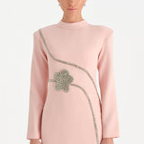 Taş İşlemeli Tesettür Abiye Elbise - 26186C