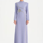 Taş İşlemeli Tesettür Abiye Elbise - 26186C