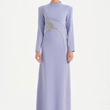 Taş İşlemeli Tesettür Abiye Elbise - 26186C